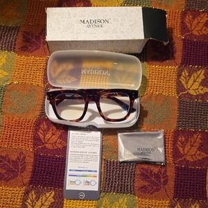 Madison Avenue Tortoise Shell Blue Light  Glasses